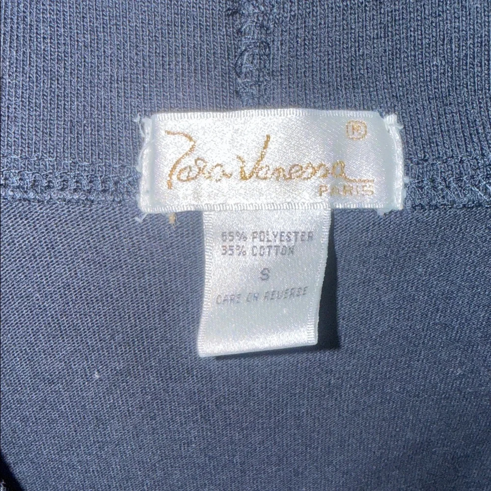 Nautical Vintage Navy Blue Embroidered Chain-Detail Cardigan Sweater🪝⚓️⛵️ - Picture 5 of 7